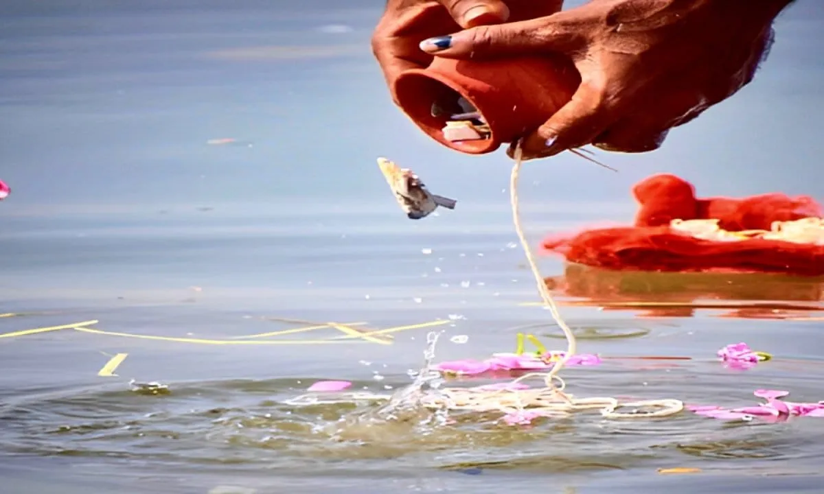 Asthi Visarjan at Prayagraj